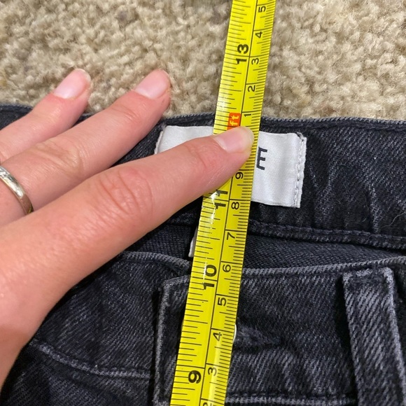 Agolde Women’s Lyle Jeans Low Rise Slim Size 27 in Charcoal Contemporary Minimal - Picture 10 of 11